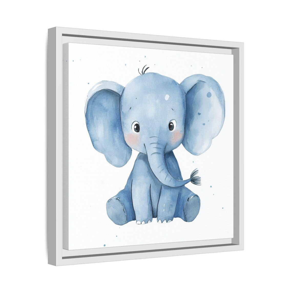 Watercolor Elephant Nursery Decor, Kids Room Gift - Image 4