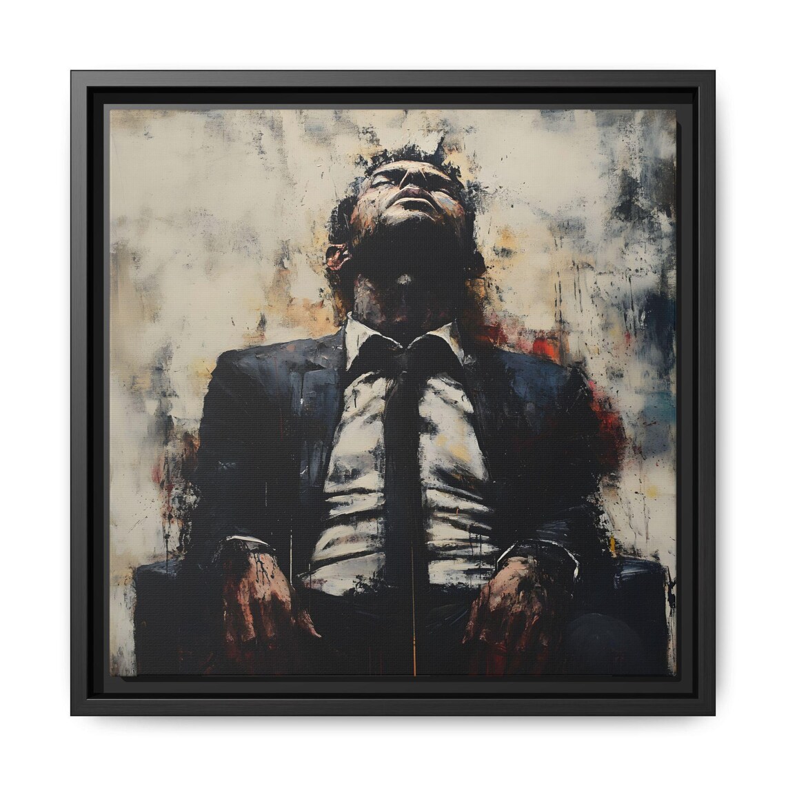 Masculine Abstract Art Print, Modern Office Decor - Image 5