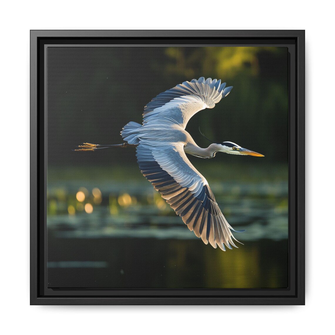 Blue Heron Photographic Print, Coastal Bird Artwork - Image 5