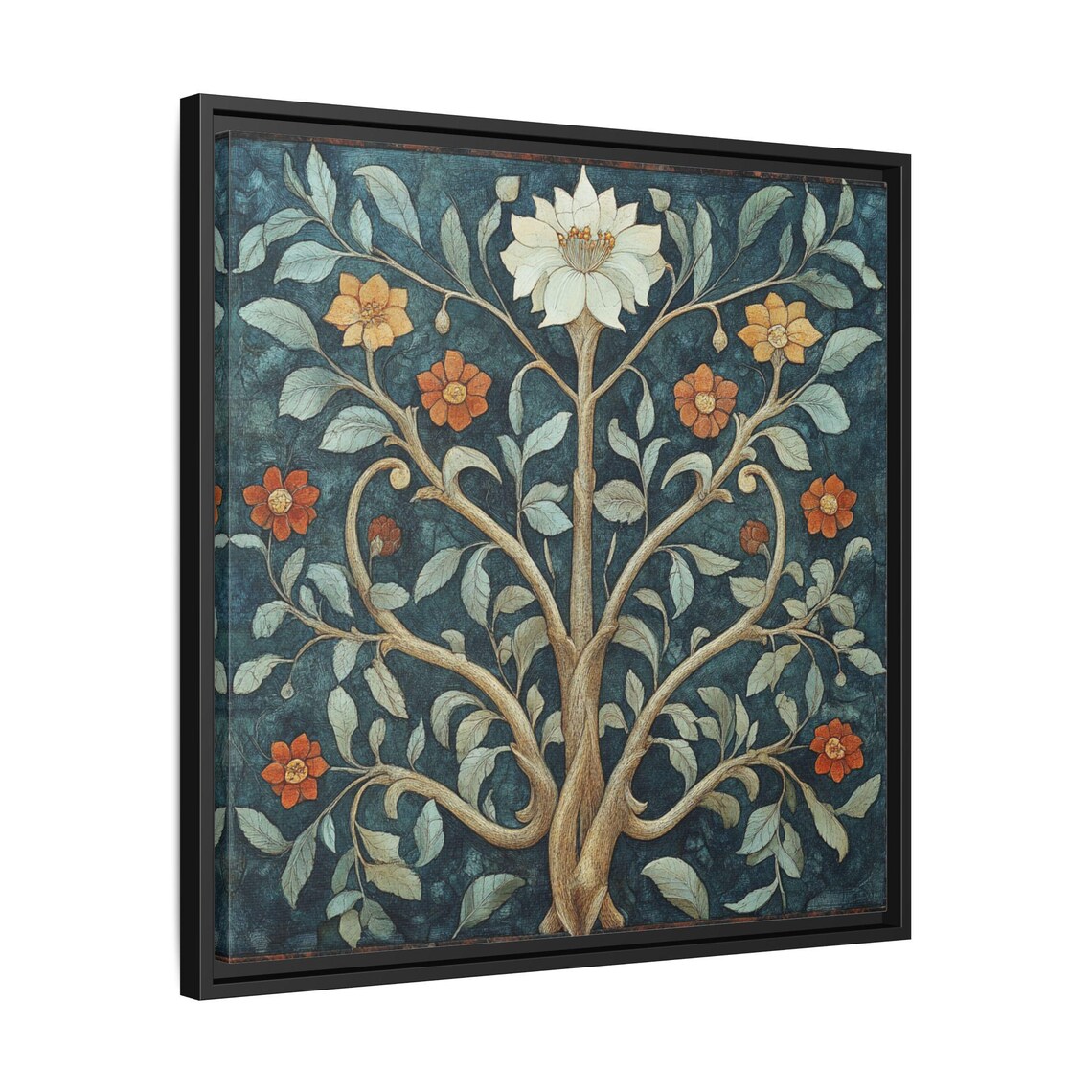William Morris Inspired Floral Art Print, Tree Of Life - Image 2