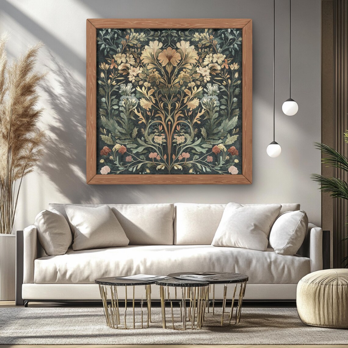 William Morris Inspired Floral Art, Vintage Botanical - Image 5