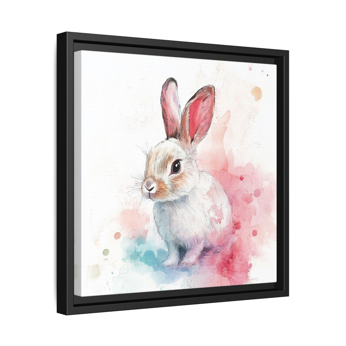 Bunny Watercolor Animal Print, Nursery Decor - Image 2