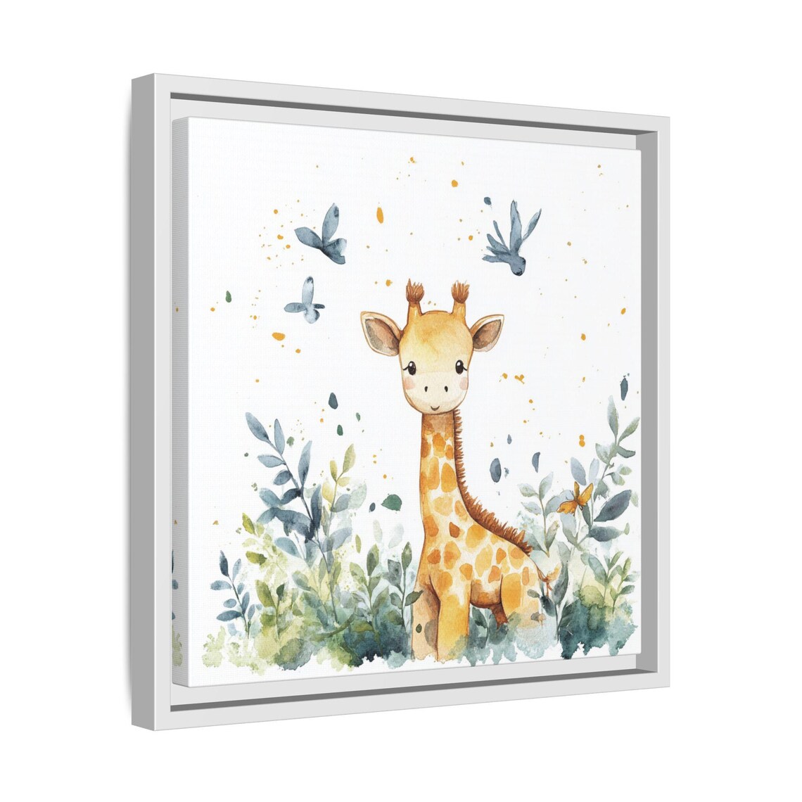Baby Deer Watercolor Animal Print, Nursery Decor - Image 4