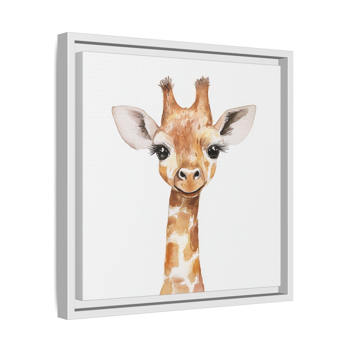 Baby Giraffe Watercolor Animal Print, Nursery Decor - Image 4