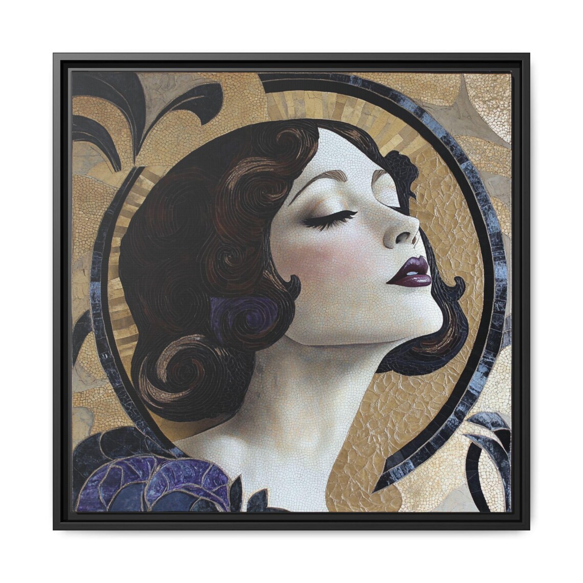 Art Deco Living Room Artwork, Elegant Gallery Piece - Image 5