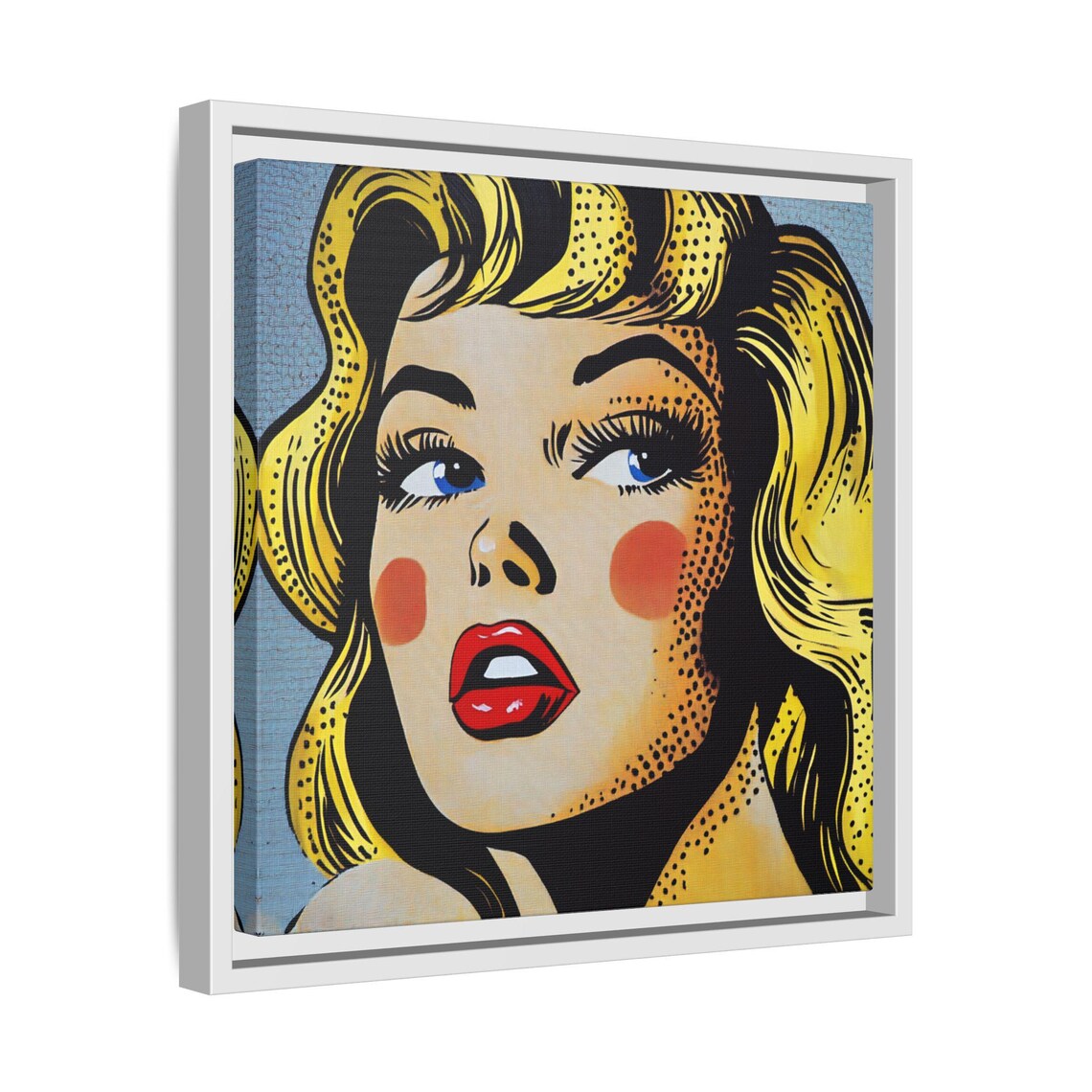 Lichtenstein Inspired Pop Art, Modern Art Poster - Image 4