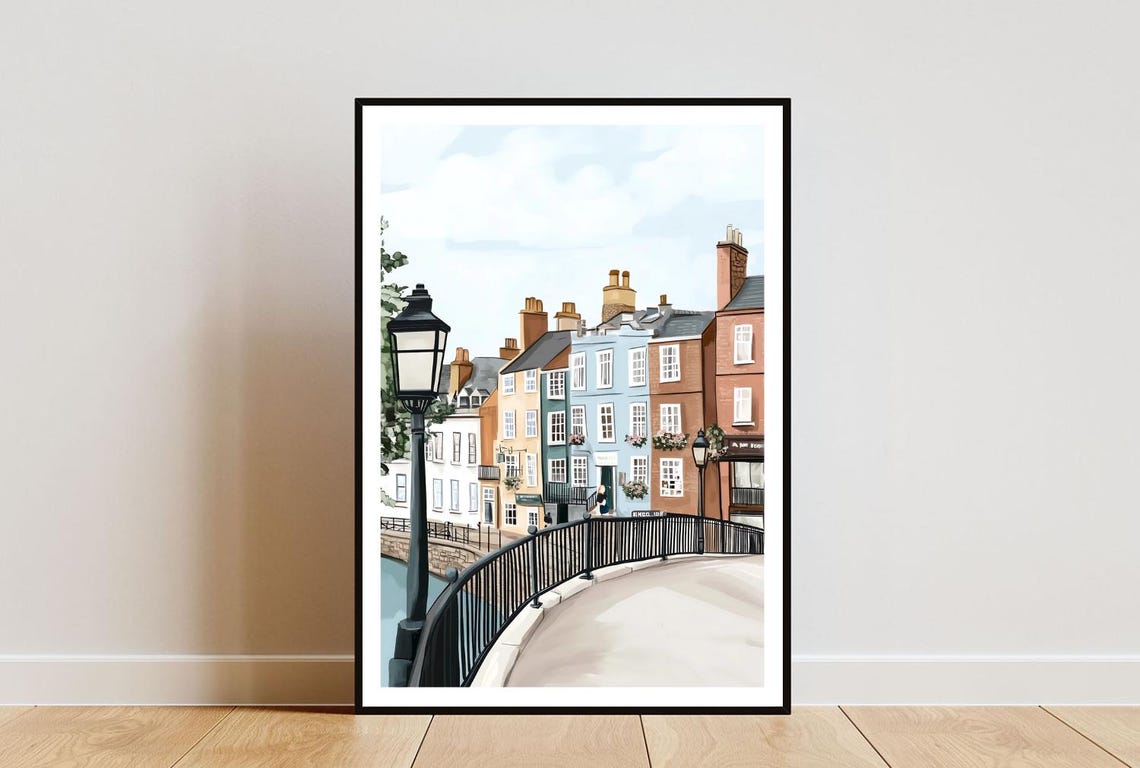 Dublin Poster Dublin Print Dublin Wall Art Travel Poster Ireland Print Dublin Ireland Poster Uk Poster United Kingdom Poster Uk Art
