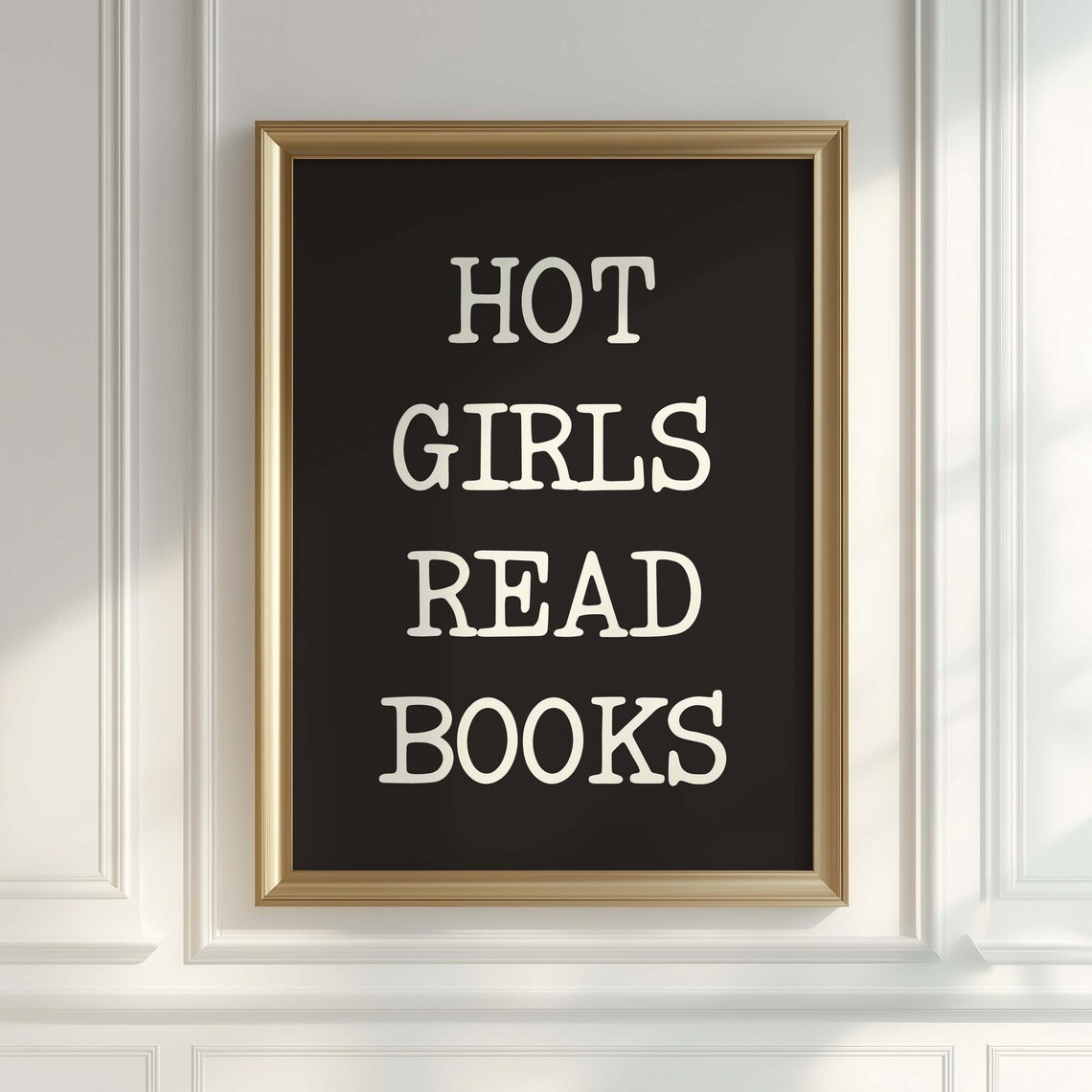 Hot Girls Read Books, Minimalist Bookish Art - Image 5