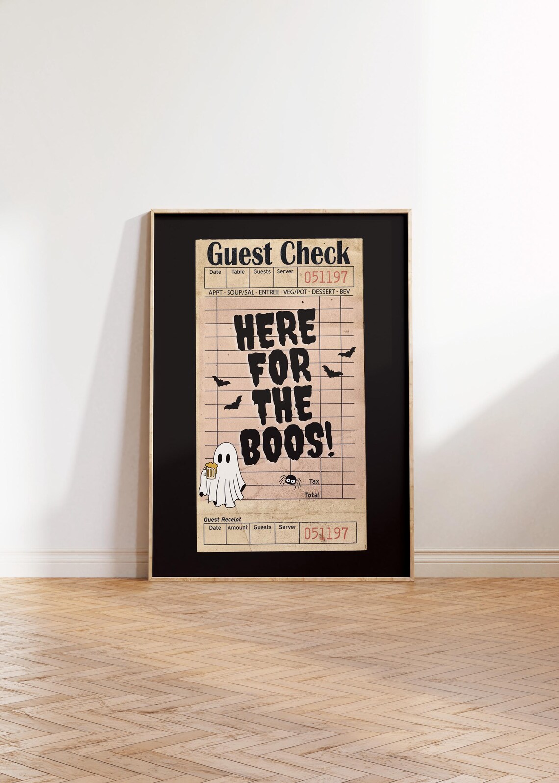 Trendy Guest Check, Funny Halloween Decor - Image 4