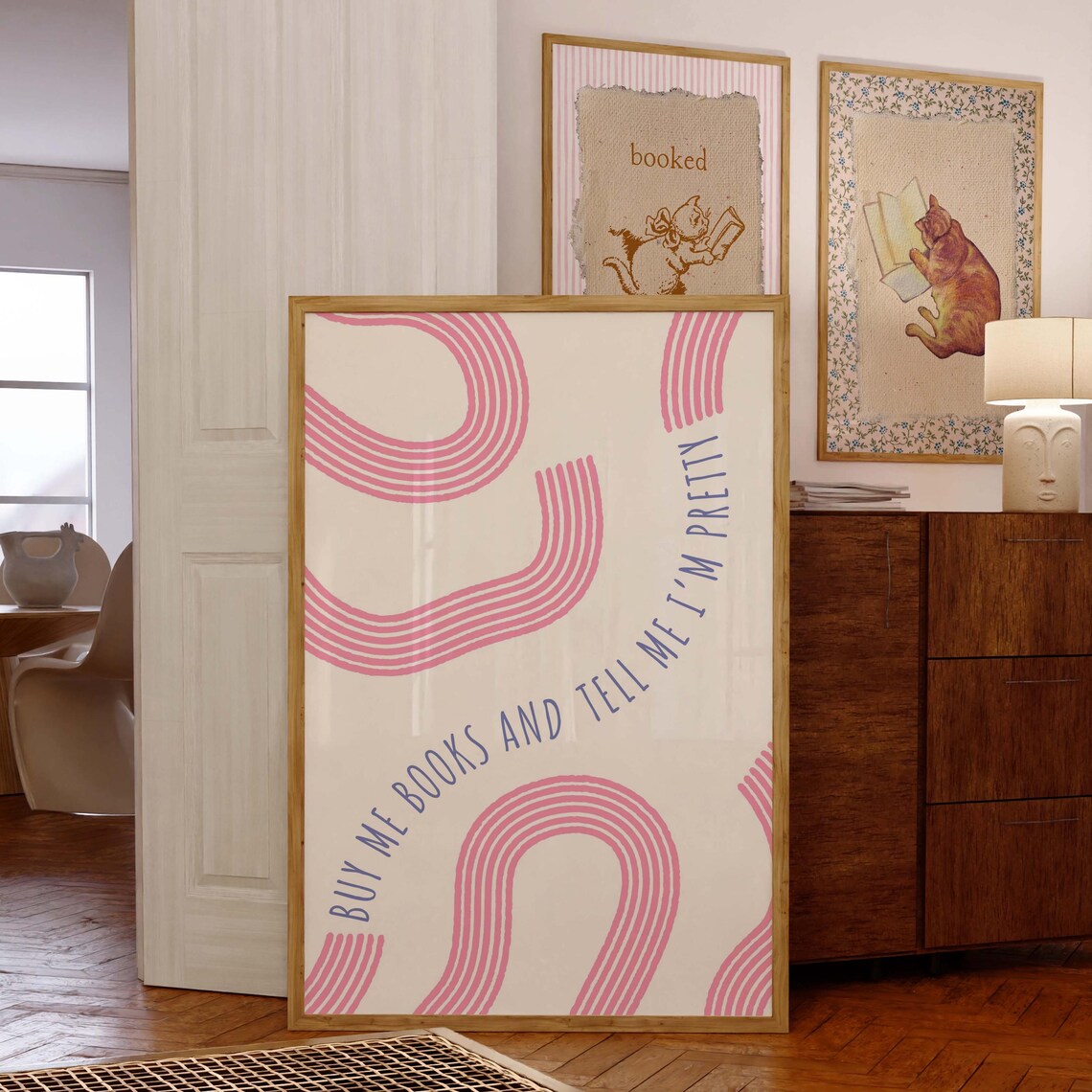 Retro Book Poster, Reading Nook Decor - Image 2