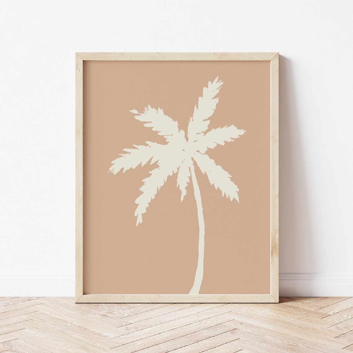 Palm Tree Print Beachhouse Decor Boho Beach Print Surf Print Boho Printables Tropical Wall Art Digital Download