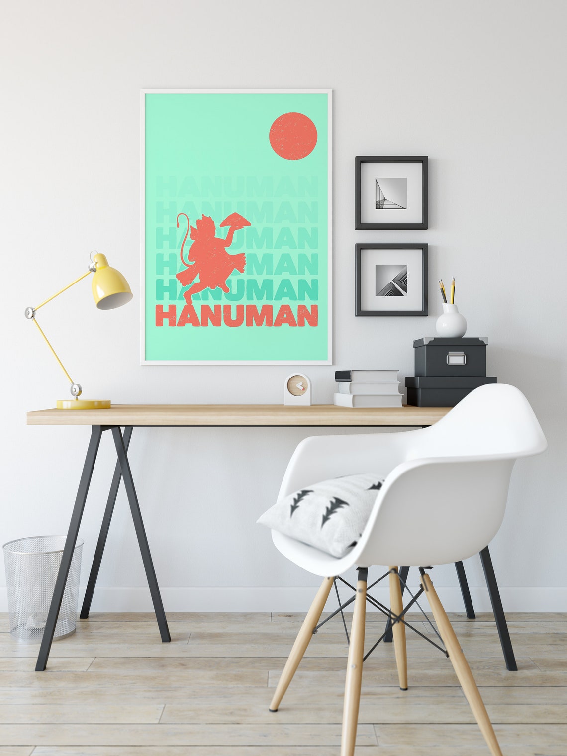 Hanuman Indian Desi Art Print - Image 3