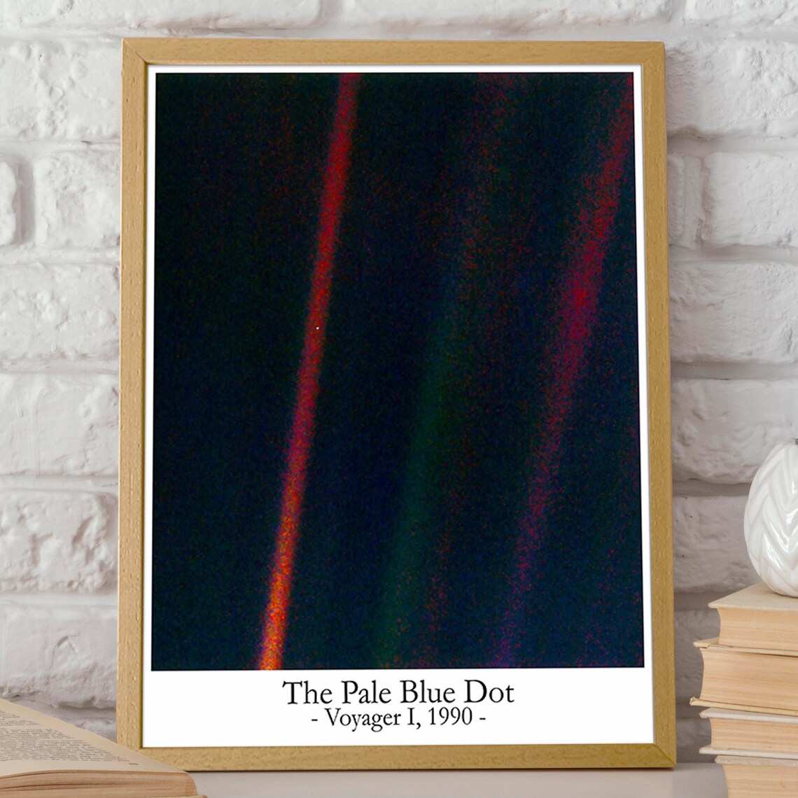 Pale Blue Dot Astronomy Poster, Space Science Art Print - Image 2