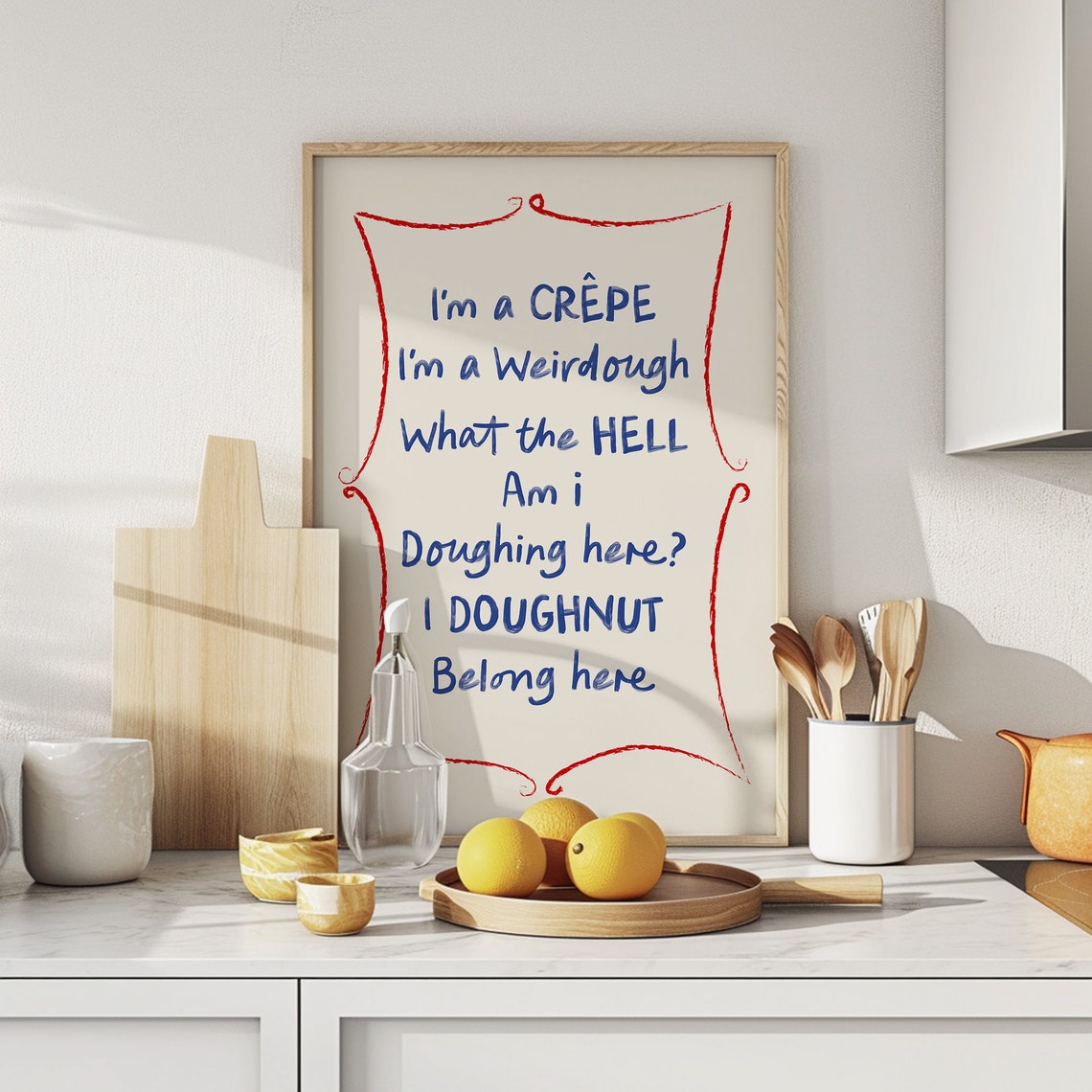 Funny Music Quote Kitchen Decor Trendy Breakfast Food Wall Art Cute Bread Donut Poster Print Art Prints A90 - Image 3