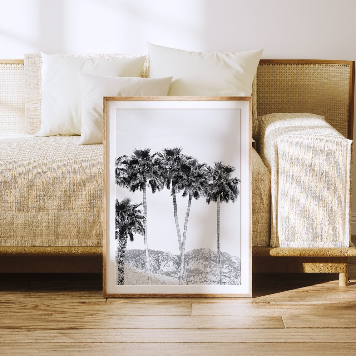Palm Tree Print, Minimalist Hawaii Poster Art Print - Image 3