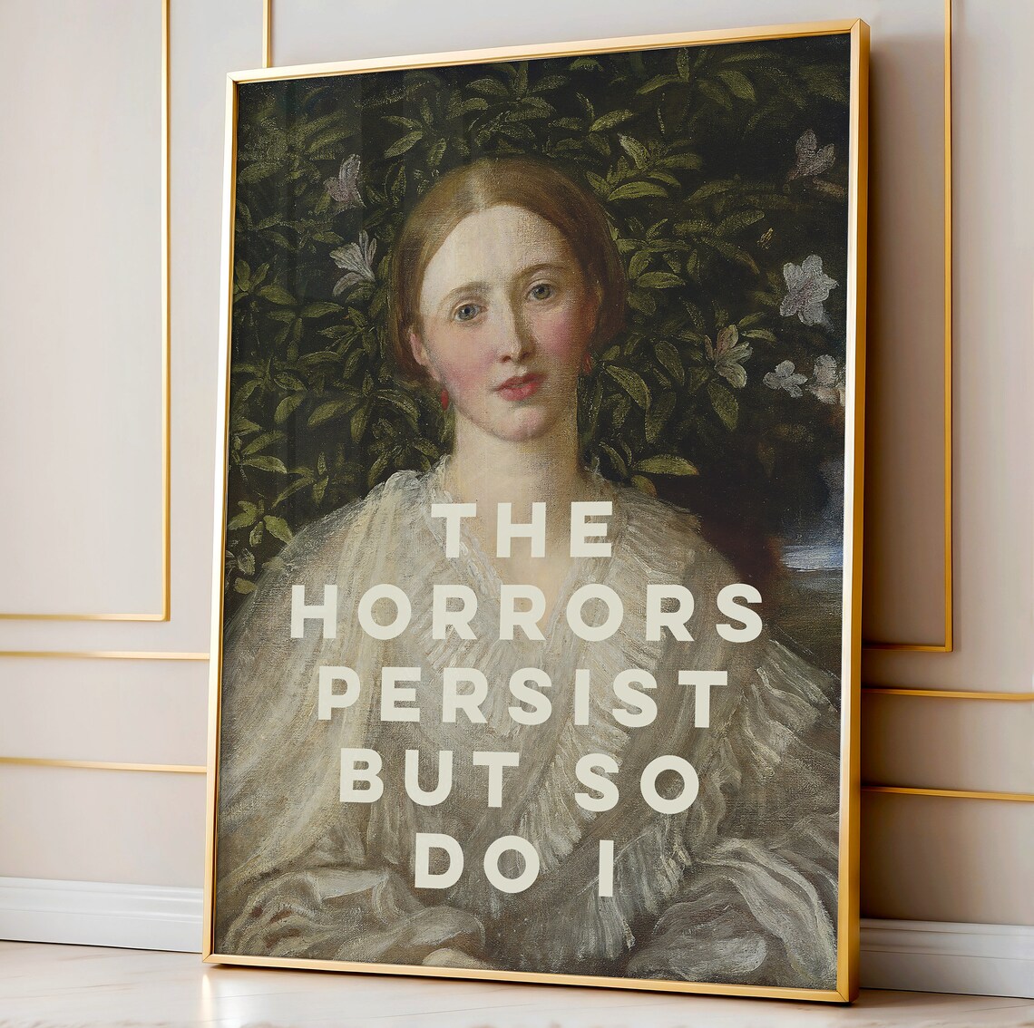 The Horrors Persist But So Do I Poster, Feminist Quote - Image 3
