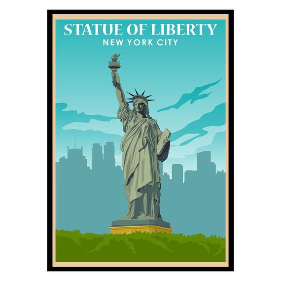Statue Of Liberty Us Poster
