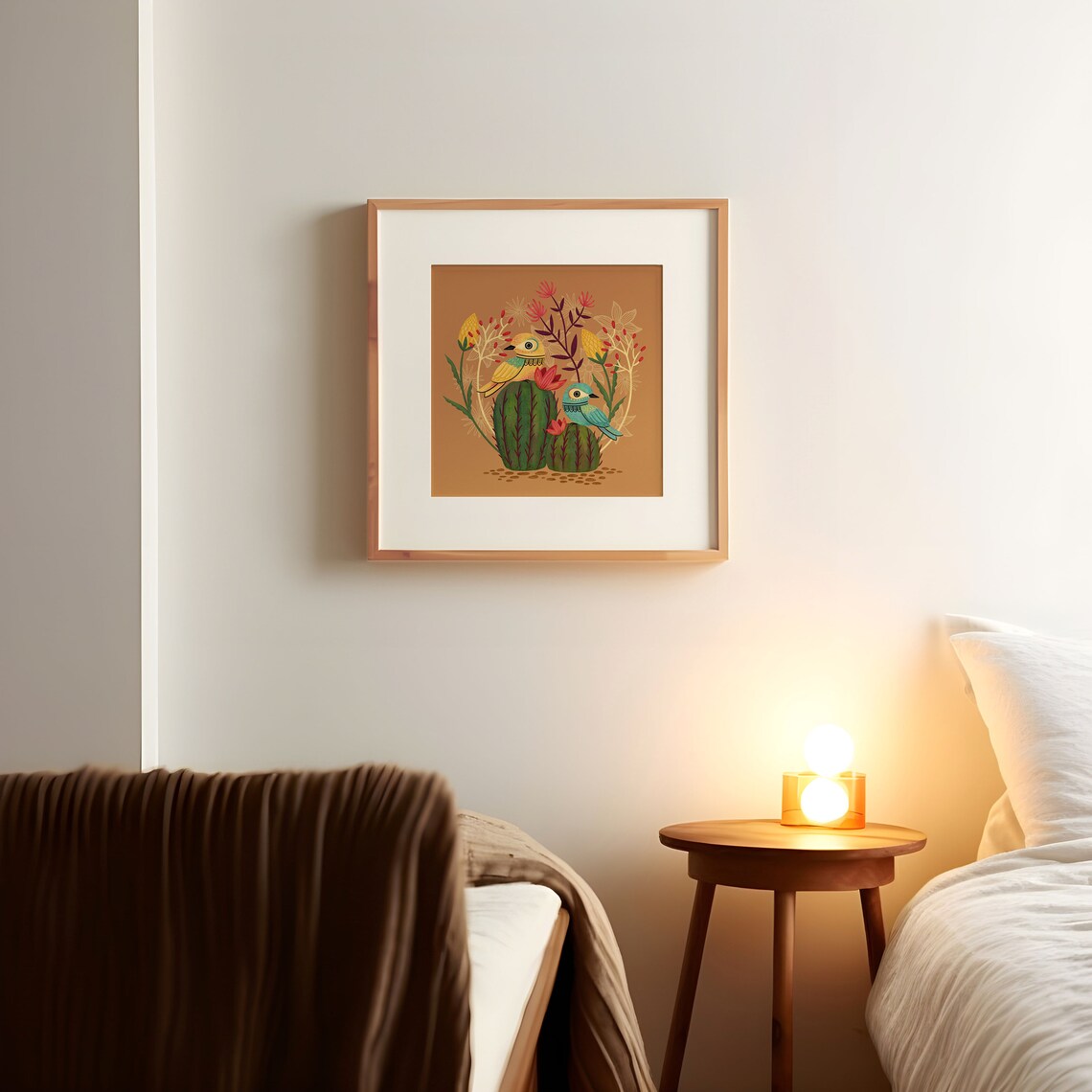Desert Birds Art Print, Animal Wildlife Poster - Image 2