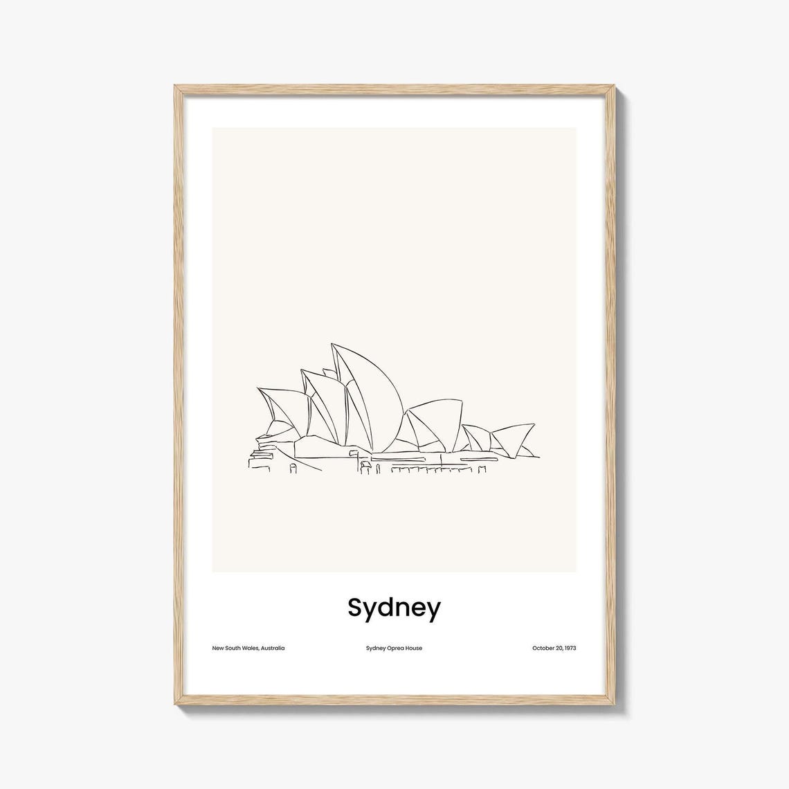 Sydney Drawn No 2 Poster