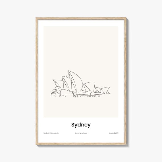 Sydney Drawn No 2 Poster