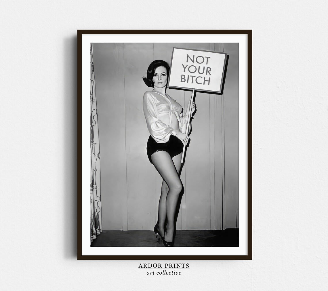 Women’s Rights Vintage Empowerment Poster Print