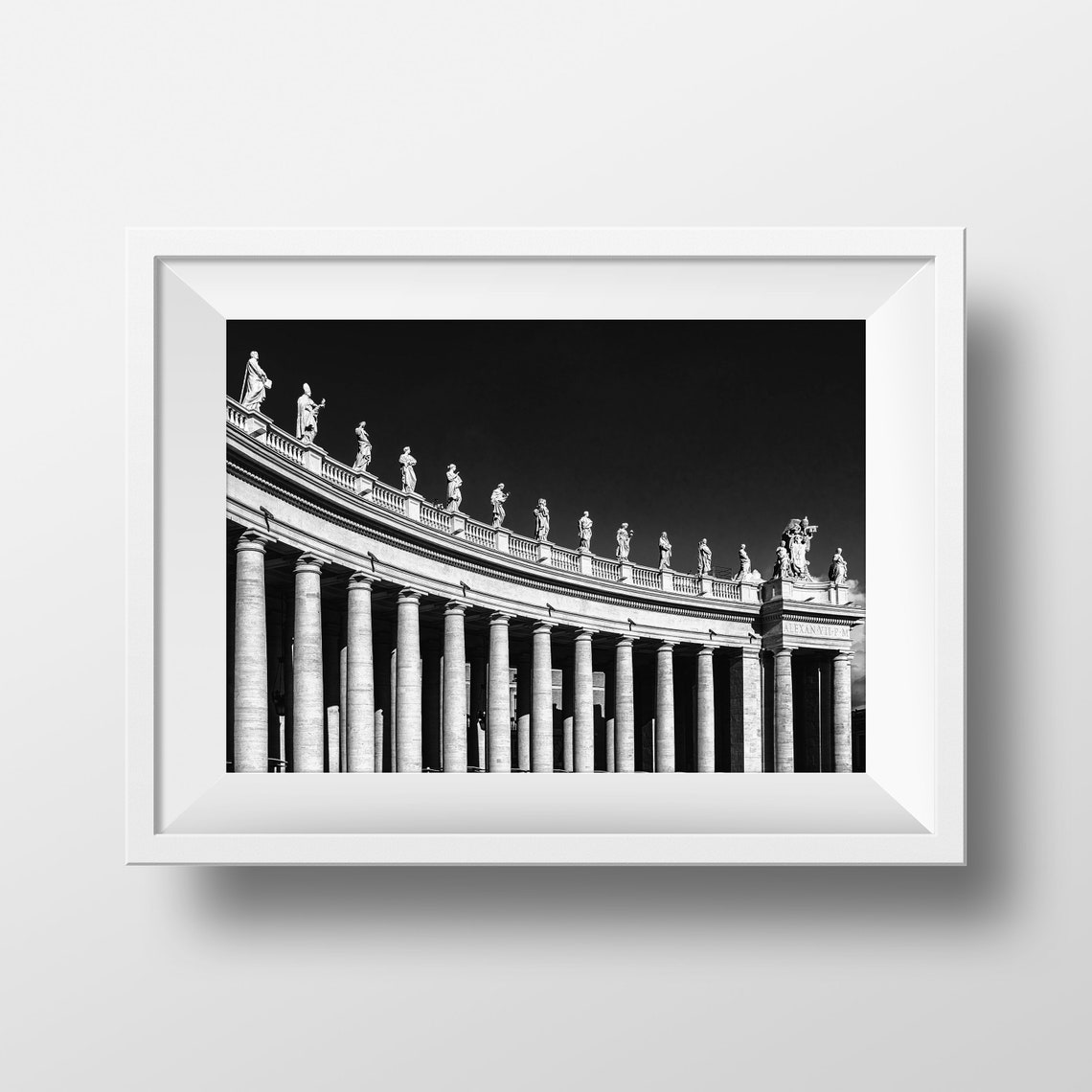 Rome Print Rome Wall Art Rome Poster Rome Travel Poster Rome Photography Italian Wall Art Black And White Prints Roman Print Italian