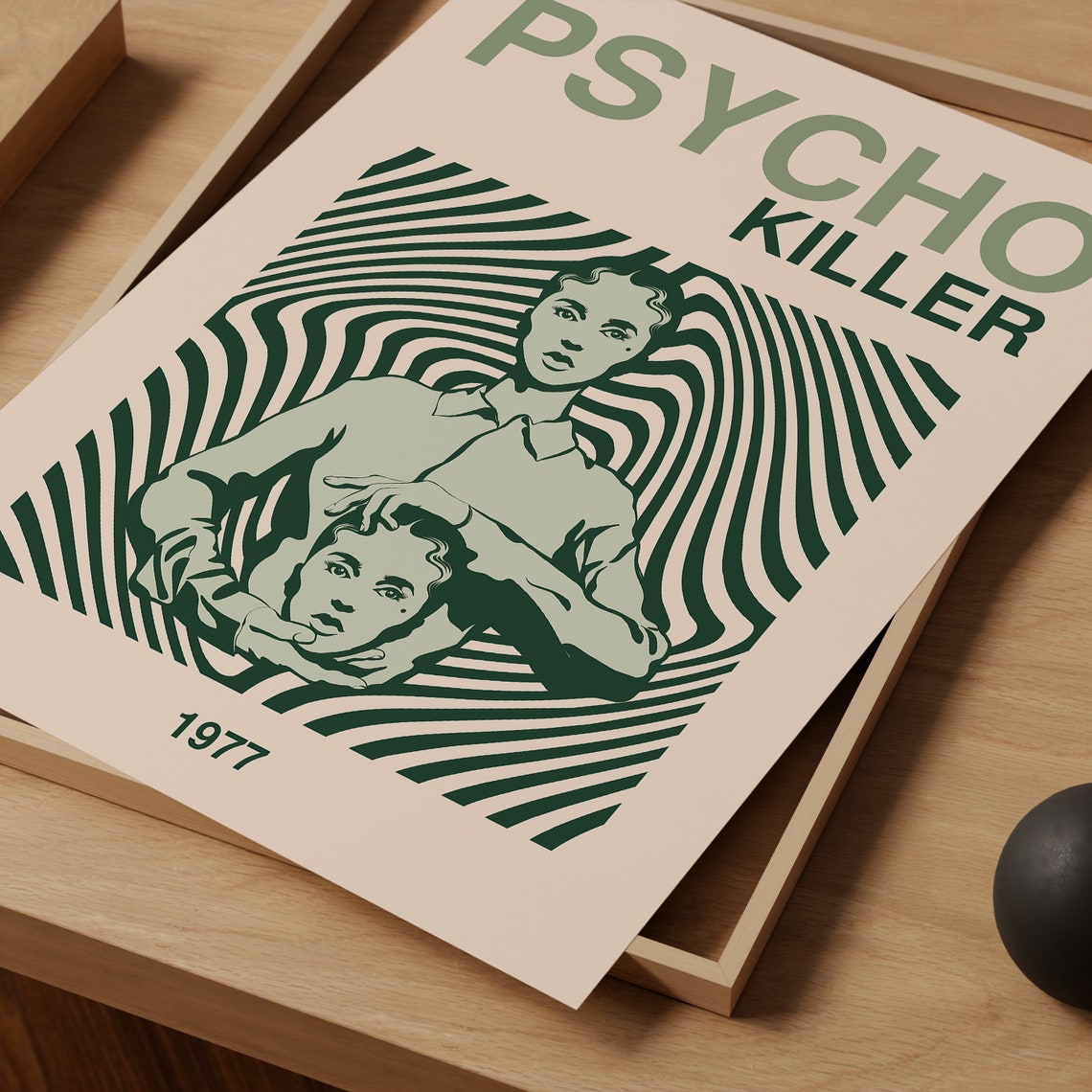 Psycho Killer Retro Psychedelic Poster - Image 4
