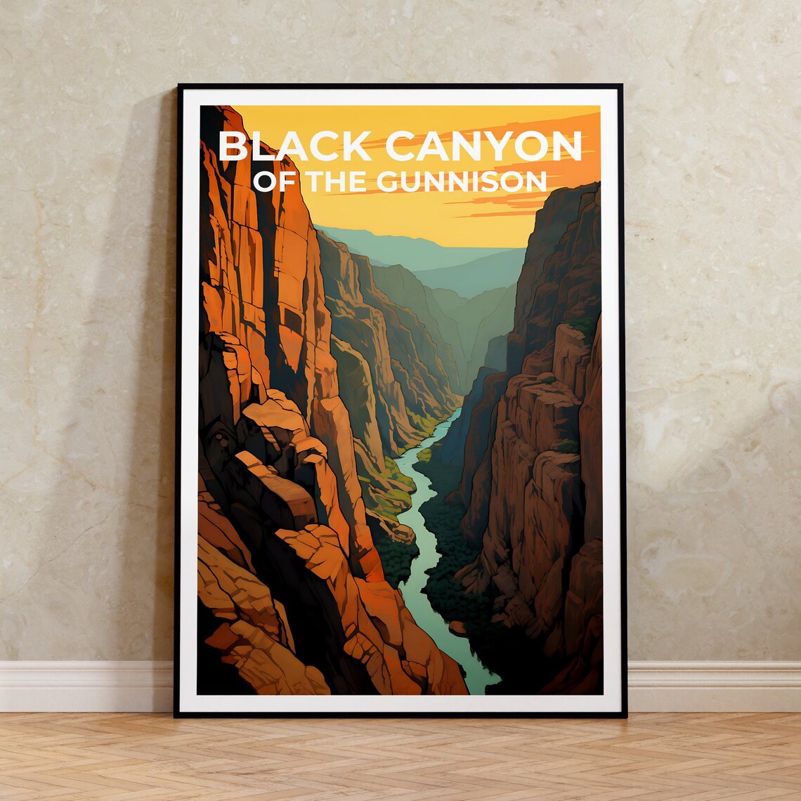 Black Canyon Of The Gunnison Poster Print