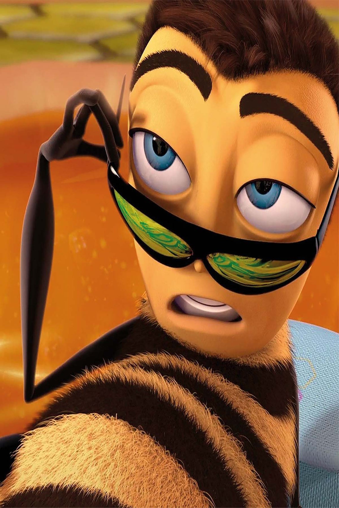 Barry B Benson Bee Movie Sunglasses Funny Character Tapestry Poster - Image 3
