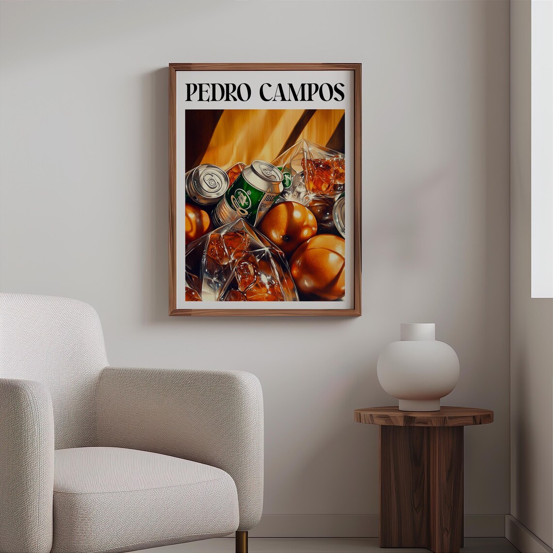 Pedro Campos Inspired Photorealism Print Hyperrealistic Object Posters Modern Realism Wall Decor Realistic Soda Can Fruit Art Print - Image 2