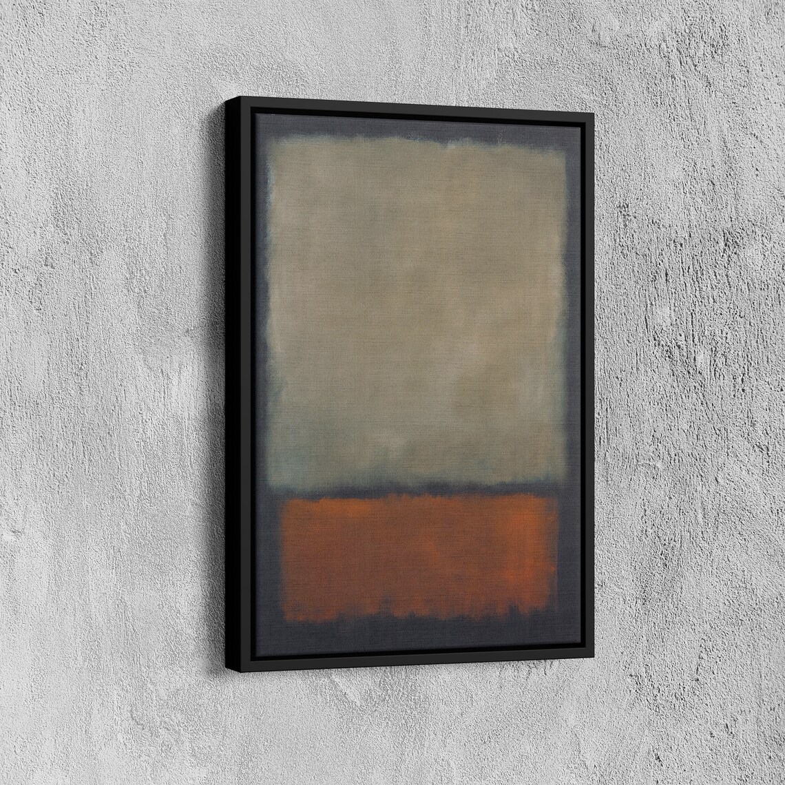 Mark Rothko Gray And Orange Print Mark Rothko Painting Exhibition Poster Modern Art Expressionism Art Mark Rothko Reproduction - Image 7