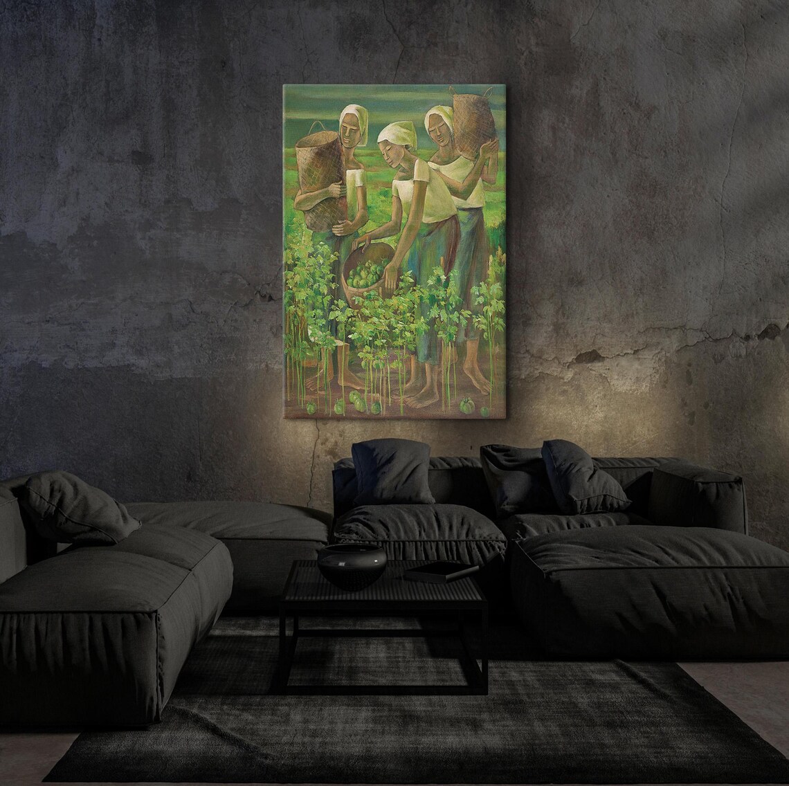 Anita Magsaysay Ho Fruit Pickers Filipino Women Harvest Art Poster - Image 5