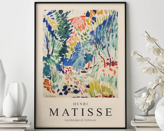 Henri Matisse Landscape At Collioure Fauvist Color Garden Poster