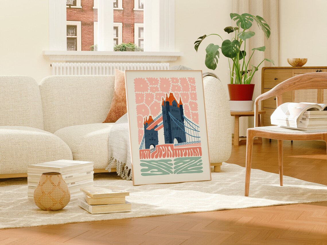 Tower Bridge London England Travel Poster - Image 4