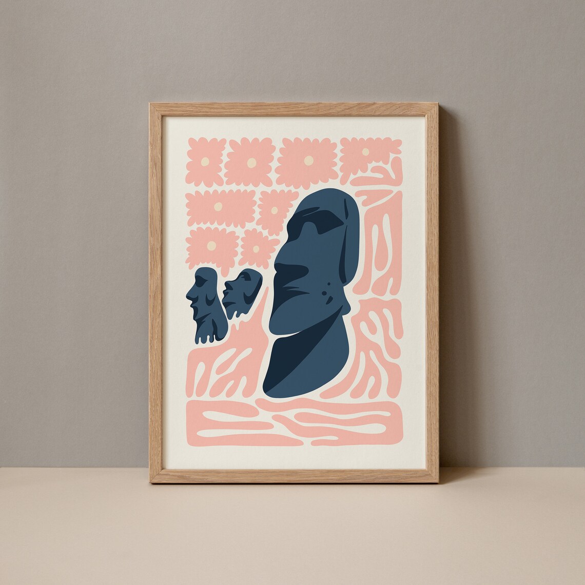 Ahu Tongariki Abstract Gallery Art Print