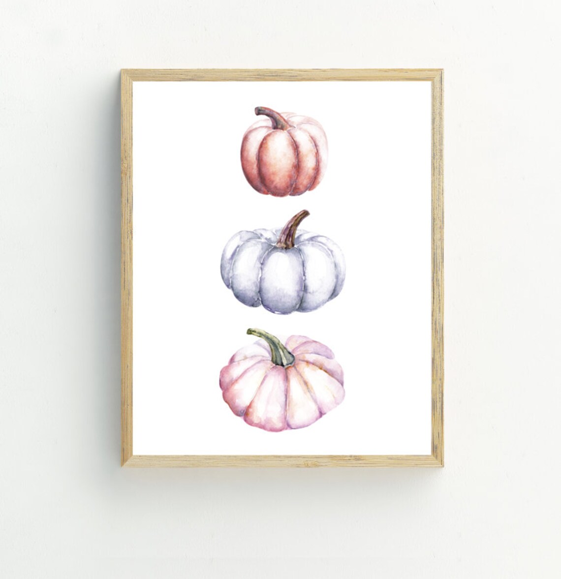 Pumpkin Print Autumn Fall Wall Decor Poster Print - Image 2