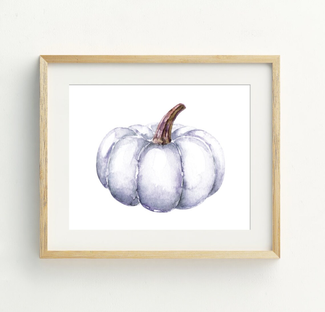Pumpkin Print, Autumn Fall Wall Decor Art Print