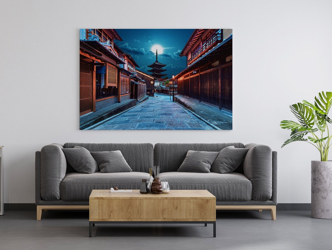 Tokyo Art Print Pagoda Print Tokyo Print Japan Print Japan Pagoda Art Print Tokyo Art Print Japanese Wall Art - Image 3