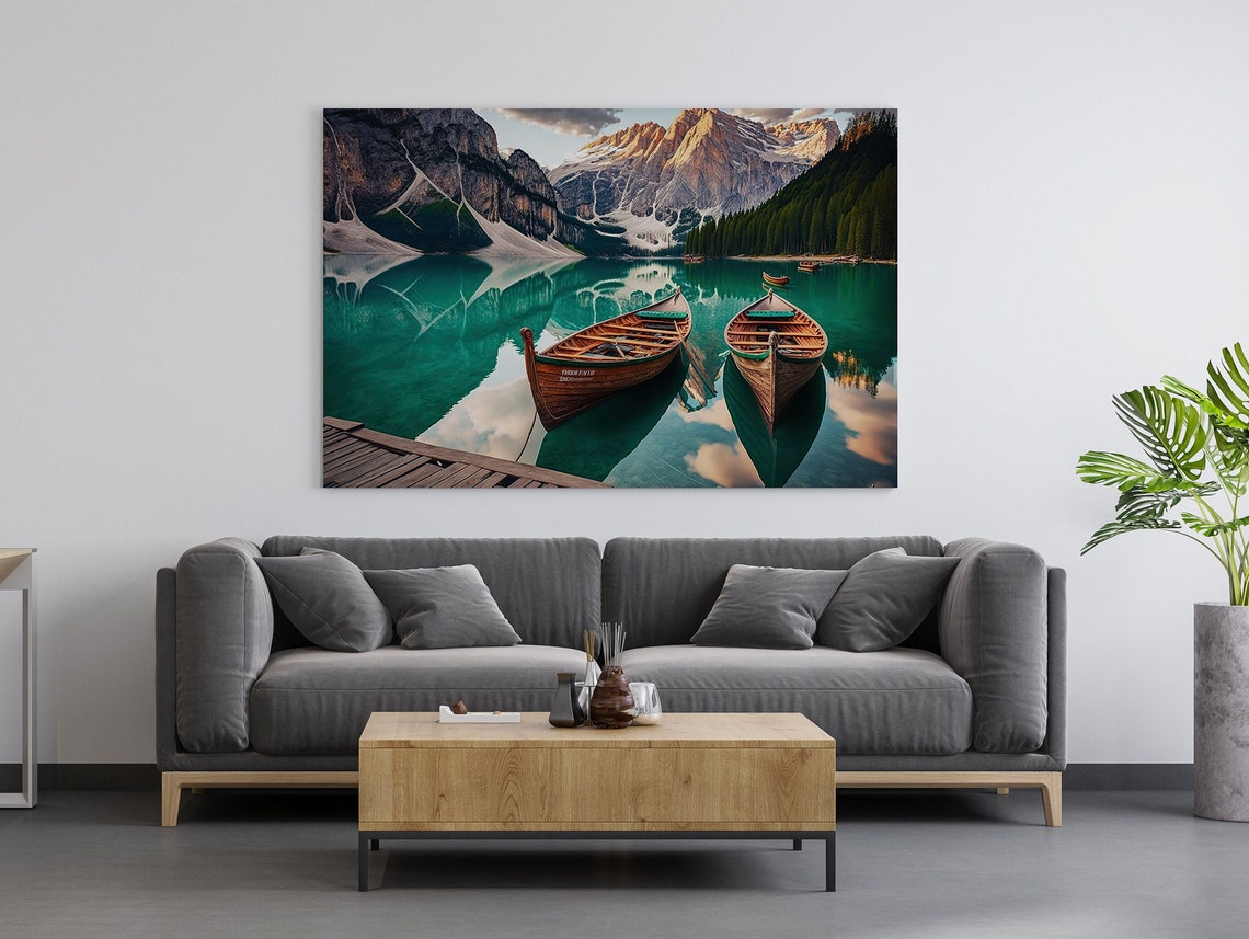 Banff Print Wall Art Print Banff Print Mountain Print Mountain Lake Print Mountain Large Mountain Lake - Image 3