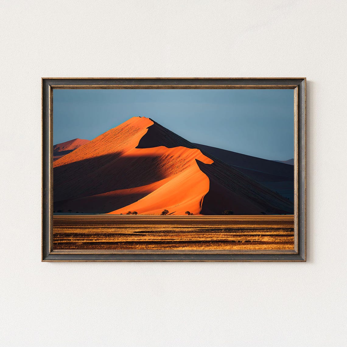 Dune 45 Sossusvlei Namibia Sunrise Desert Sand Dune Photo Poster
