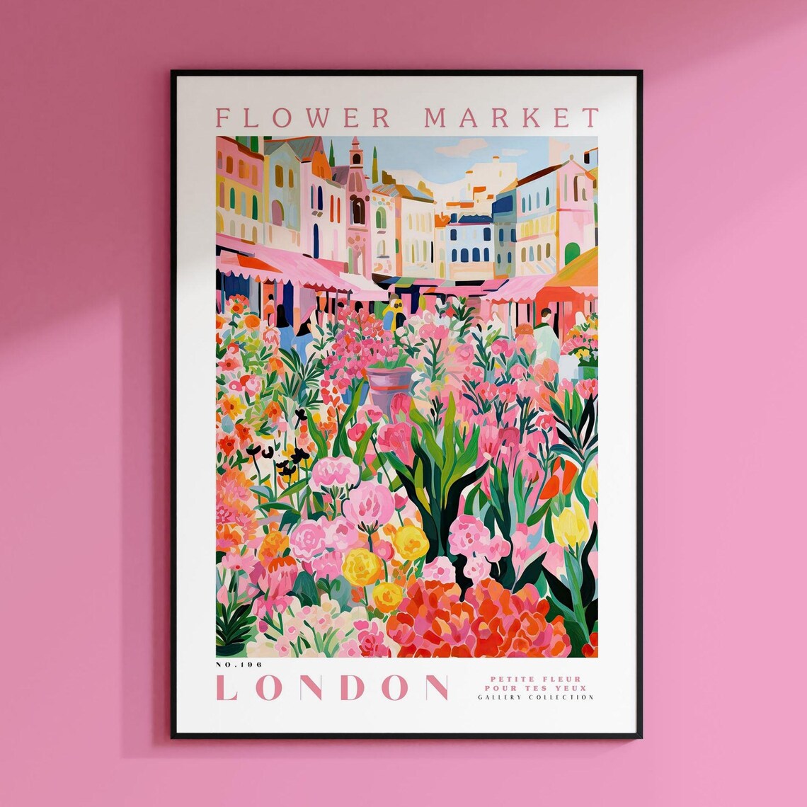 Flower Market London - Botanical Print - Image 3