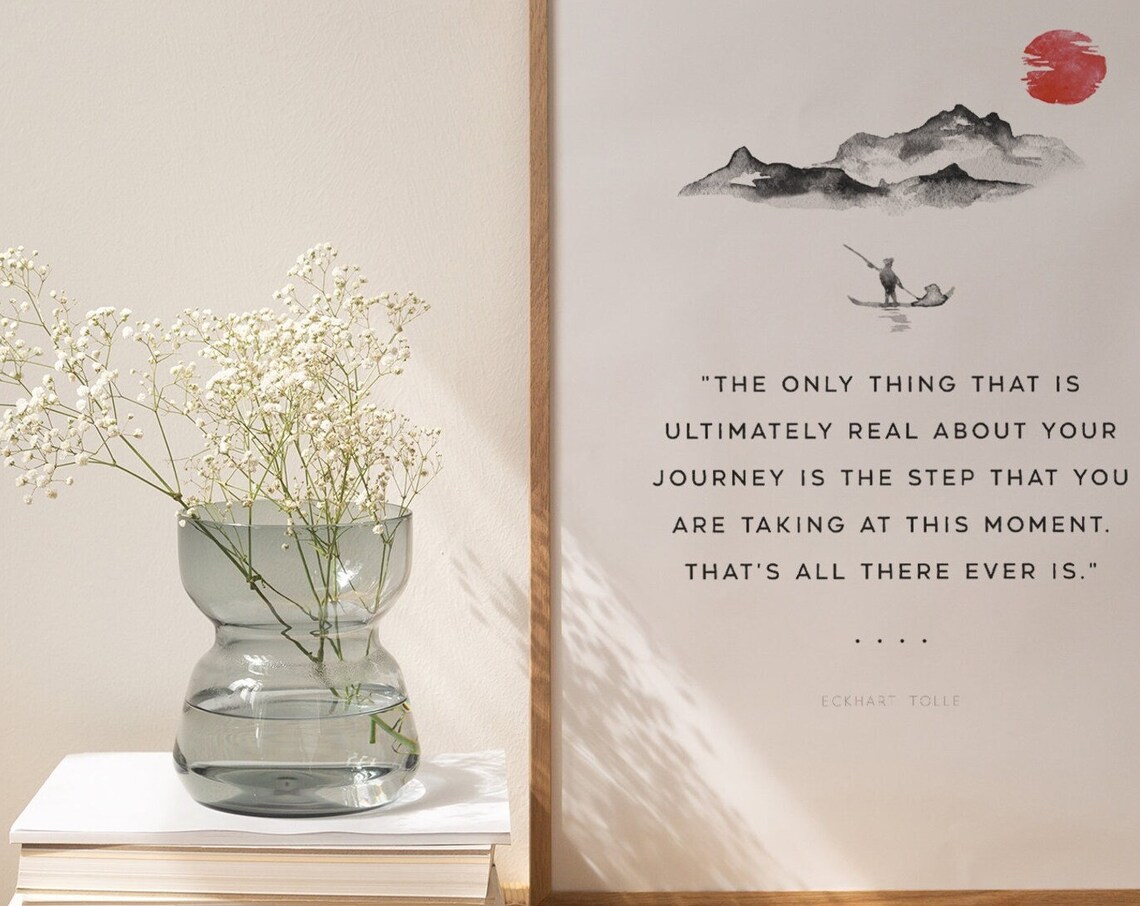 Eckhart Tolle Quote Wall Art Poster, The Power Of Now - Image 2