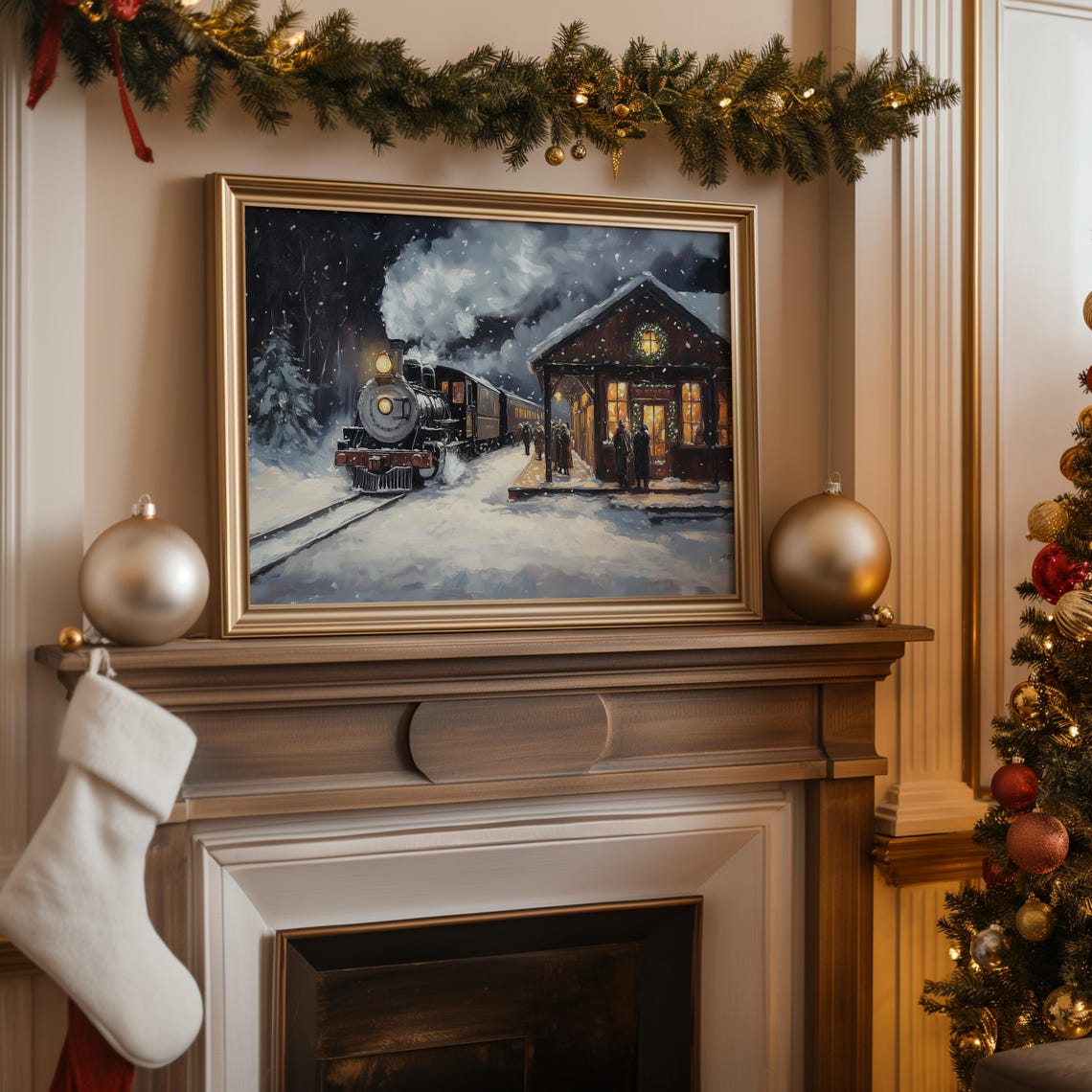 Train Station Wall Art Print Vintage Decor Railway Home Decoration Train Lover Gift Nostalgic Poster Art Ready To Frame Print A113 - Image 4