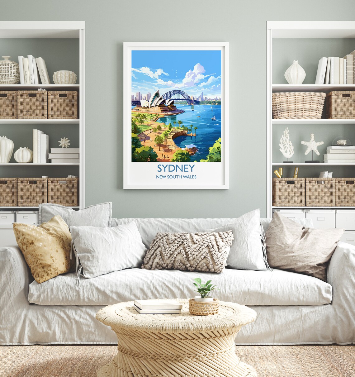 Sydney Travel Poster, New South Wales, Australia - Image 4