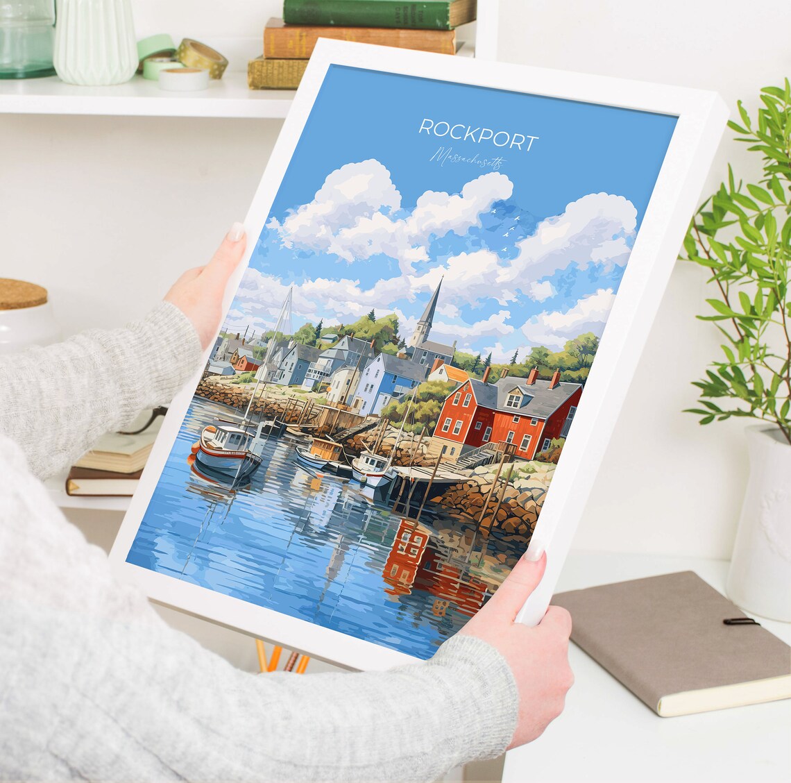Rockport Massachusetts Travel Poster Print - Image 5