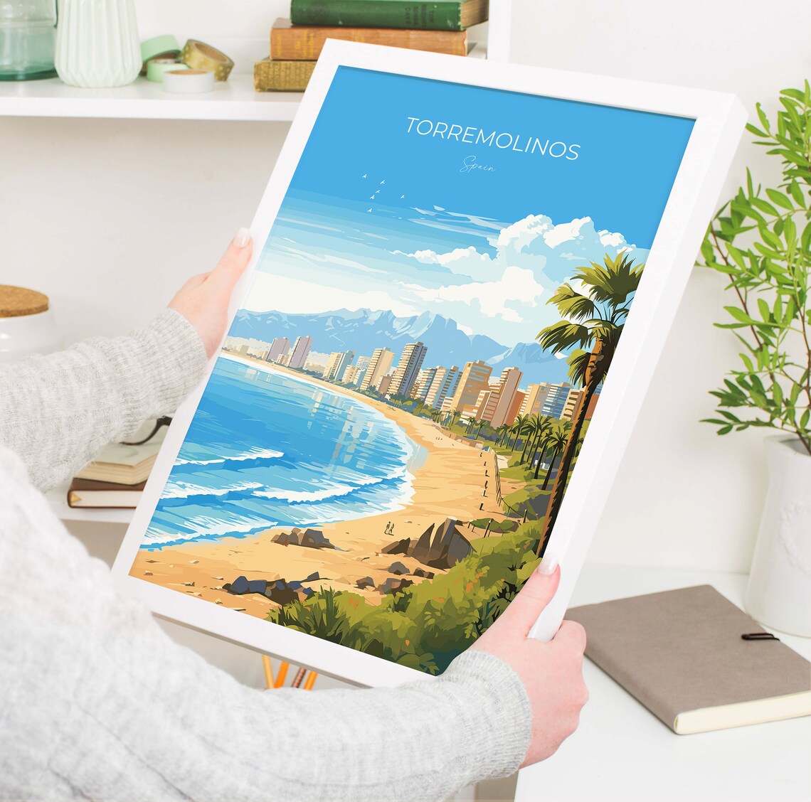 Torremolinos Travel Poster, Costa Del Sol Art Print - Image 5