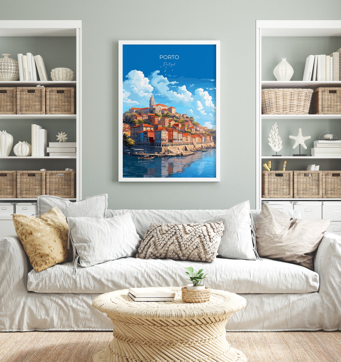 Porto Poster Travel Print Of Porto Portugal Porto Art Gift Portugal Wall Art - Image 4