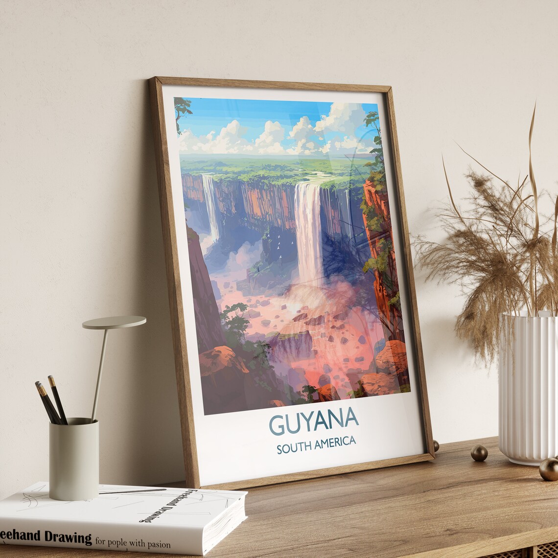 Guyana Travel Poster, South America Wall Art Print - Image 3