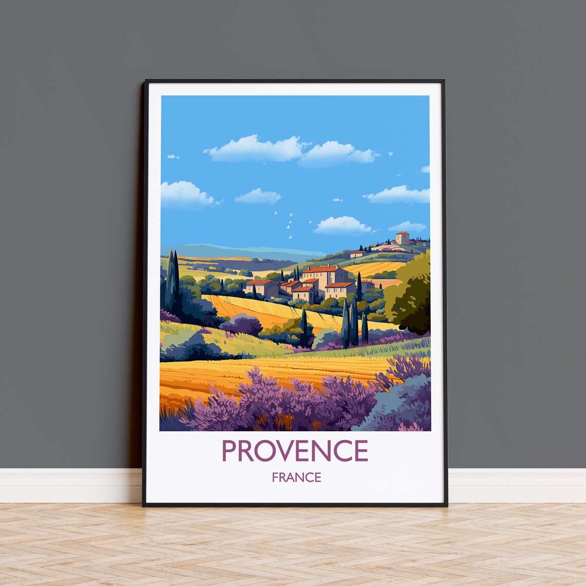Provence France Travel Gift Wall Art Print