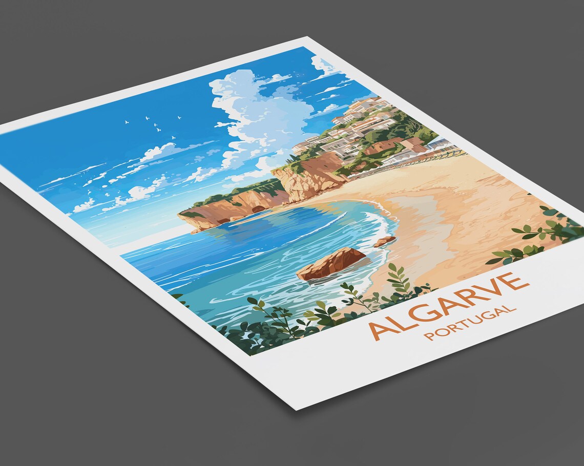 Algarve Travel Poster, Portugal Place Print - Image 2